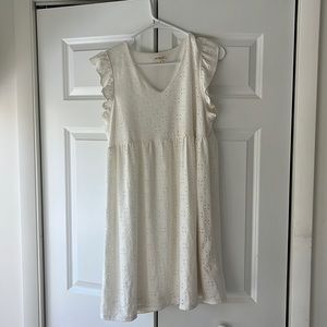 White Roolee dress, size medium